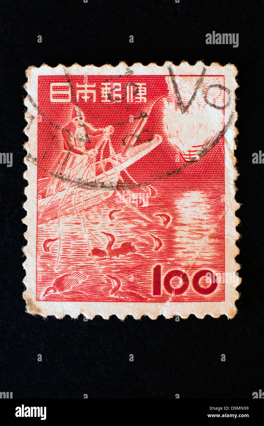 Old japan postage stamp hi-res stock photography and images Old japan postage stamp hi-res stock photography and images