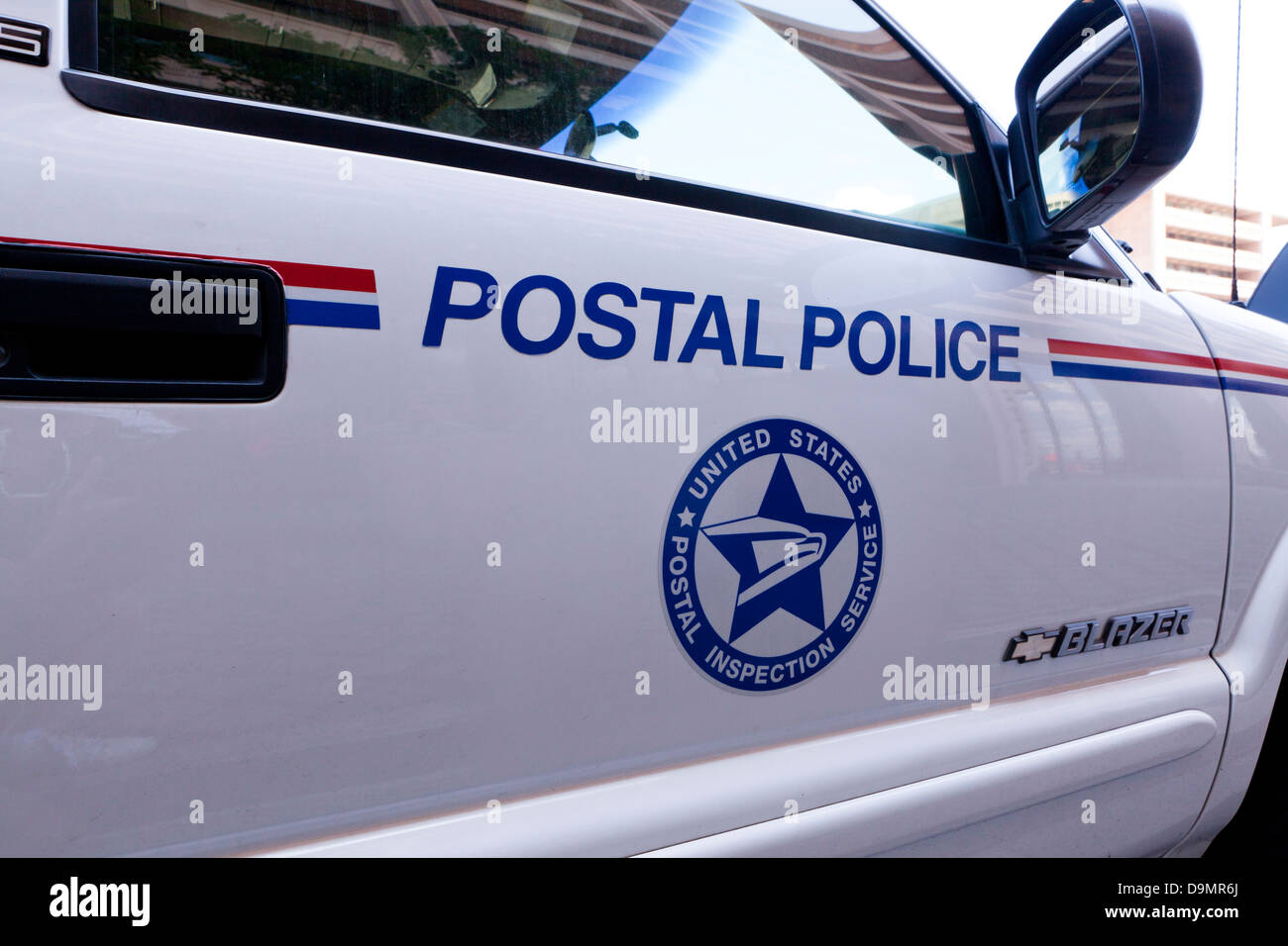 US Postal Police car - Washington, DC USA Stock Photo