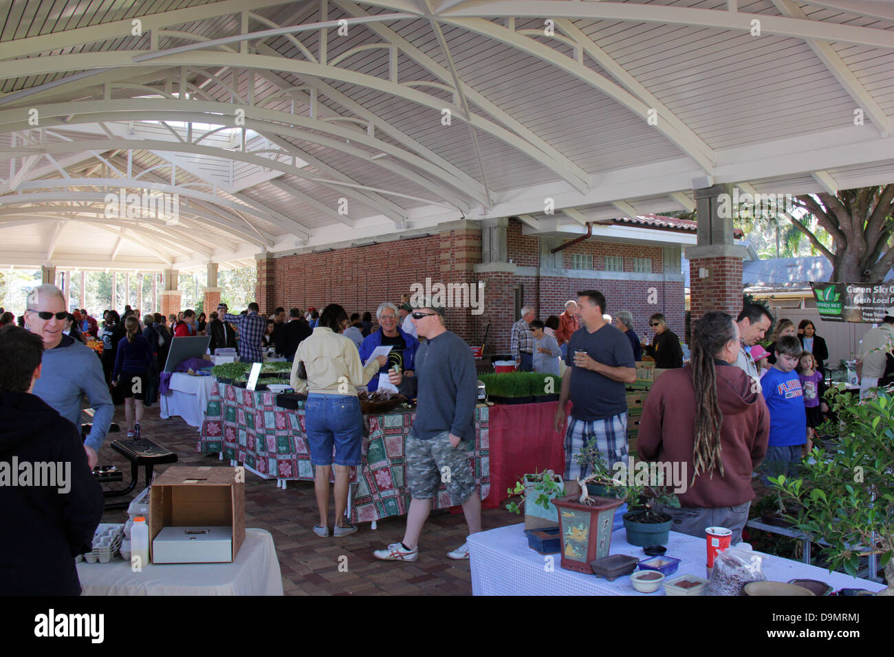 Farmers market at Winter Garden, Orange County, Florida Stock Photo Alamy