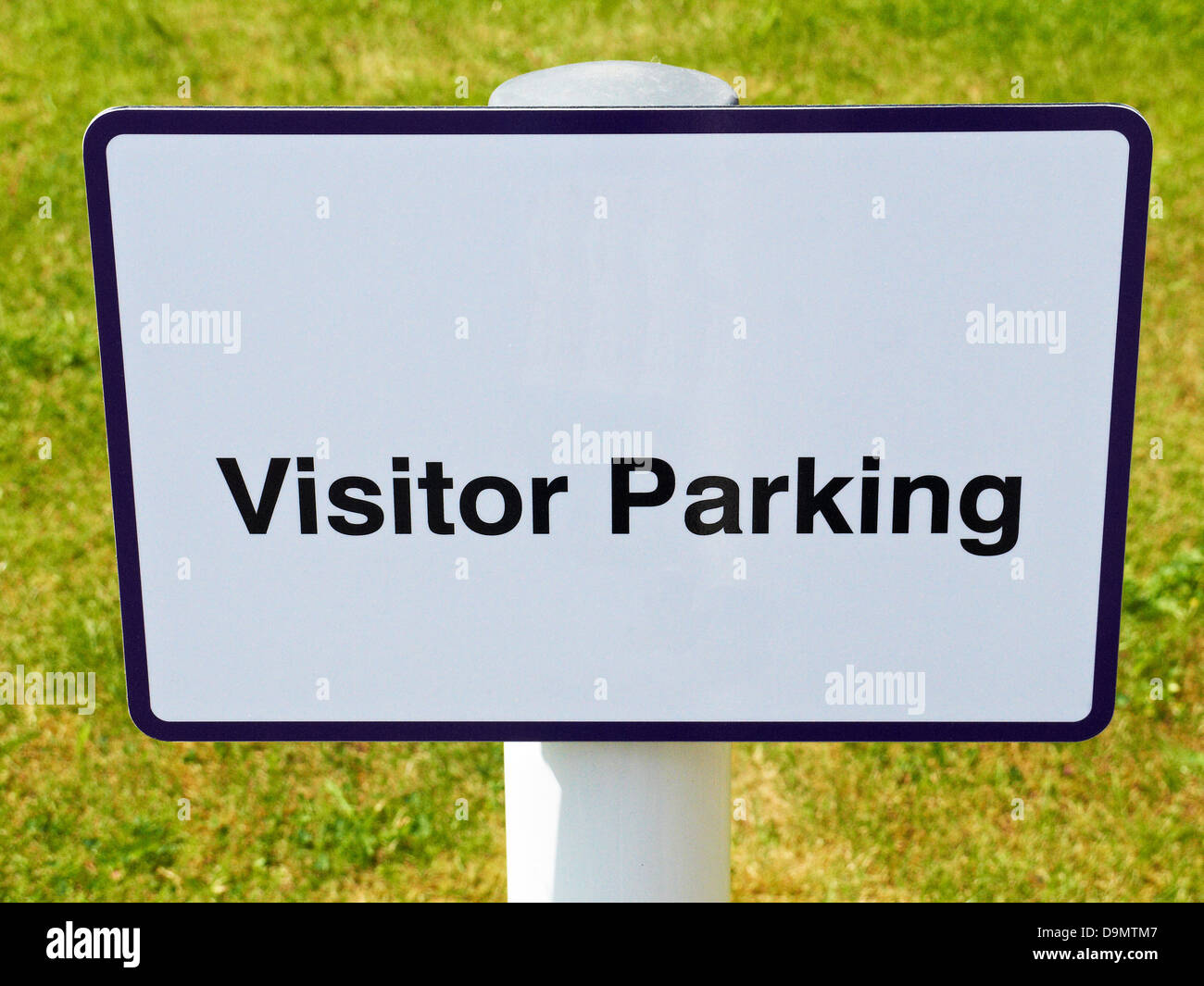 Visitor Parking sign UK Stock Photo Alamy