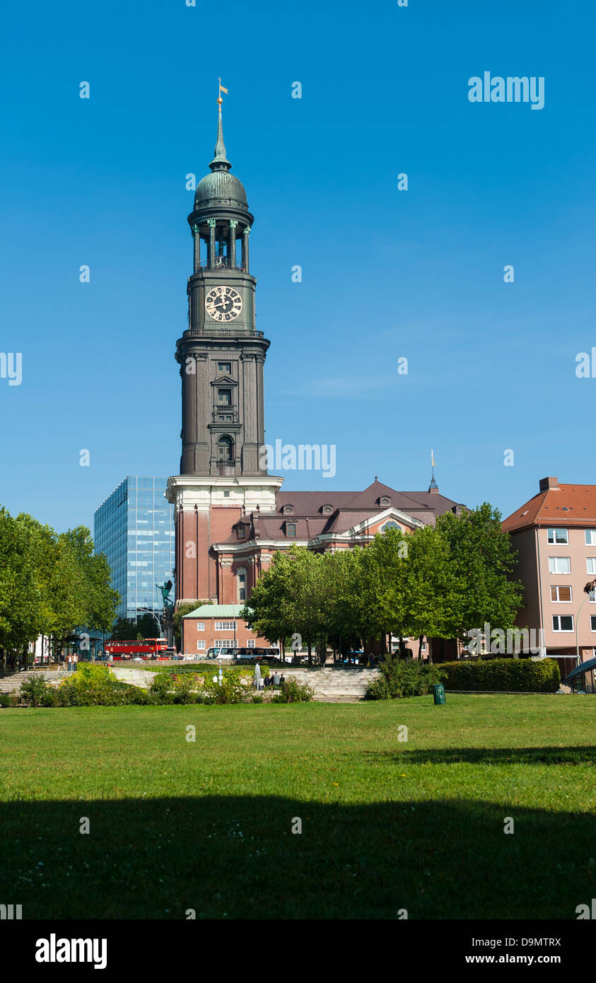 Hamburg church saint michel hi-res stock photography and images - Alamy
