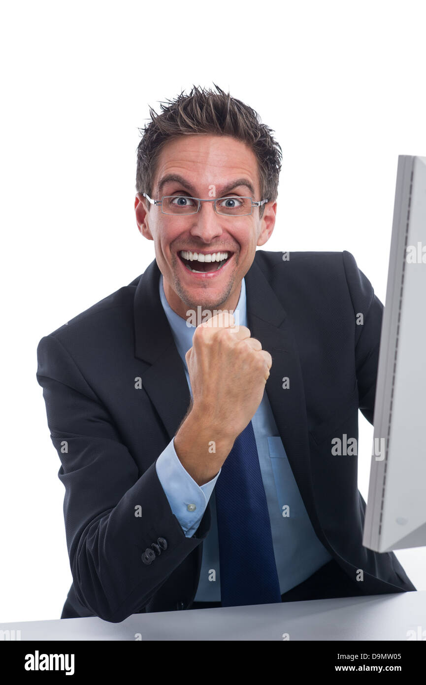 Successful businessman (model release) Stock Photo