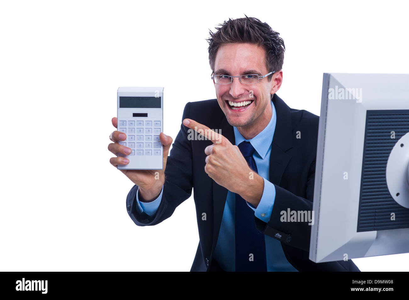 Successful businessman (model release) Stock Photo