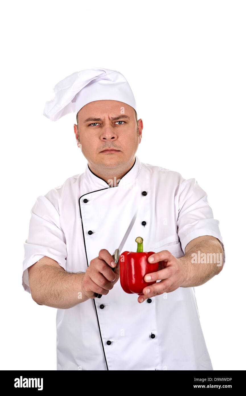 Fruitless cook (Model release) Stock Photo