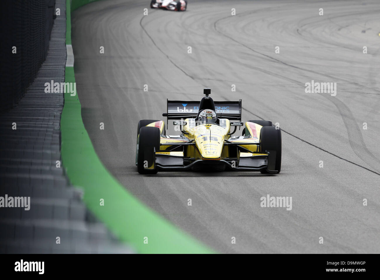 June 22, 2013 - Newton, Iowa, U.S - Indycar, Round 10, Iowa Speedway, Newton, IA , USA, June 22-23 2013, GRAHAM RAHAL, Rahal Letterman Lannigan Racing (Credit Image: © Ron Bijlsma/ZUMAPRESS.com) Stock Photo