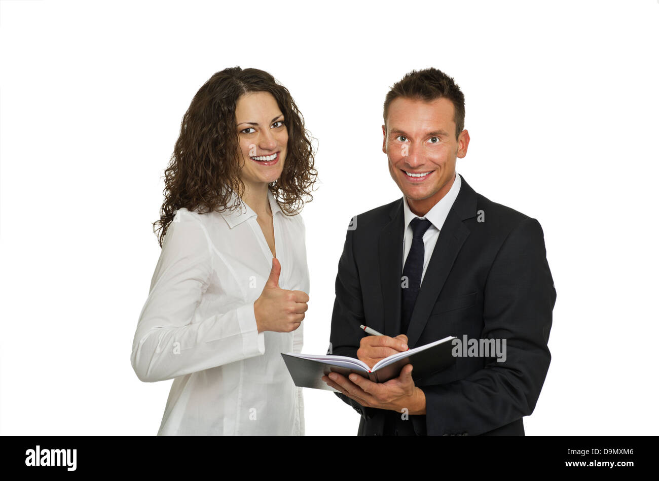 (Model release) Successful team Stock Photo