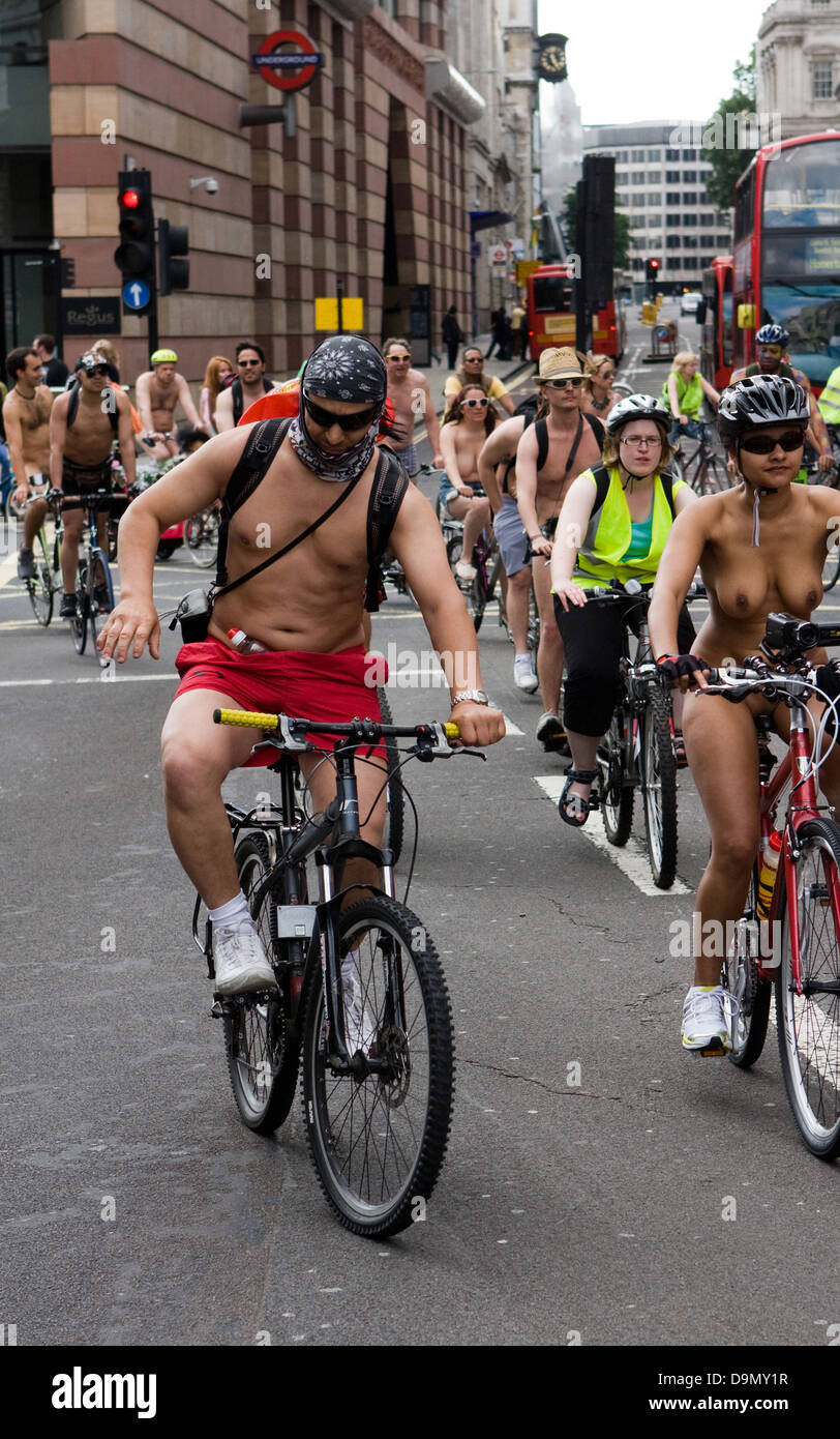 London world naked bike ride 2013 