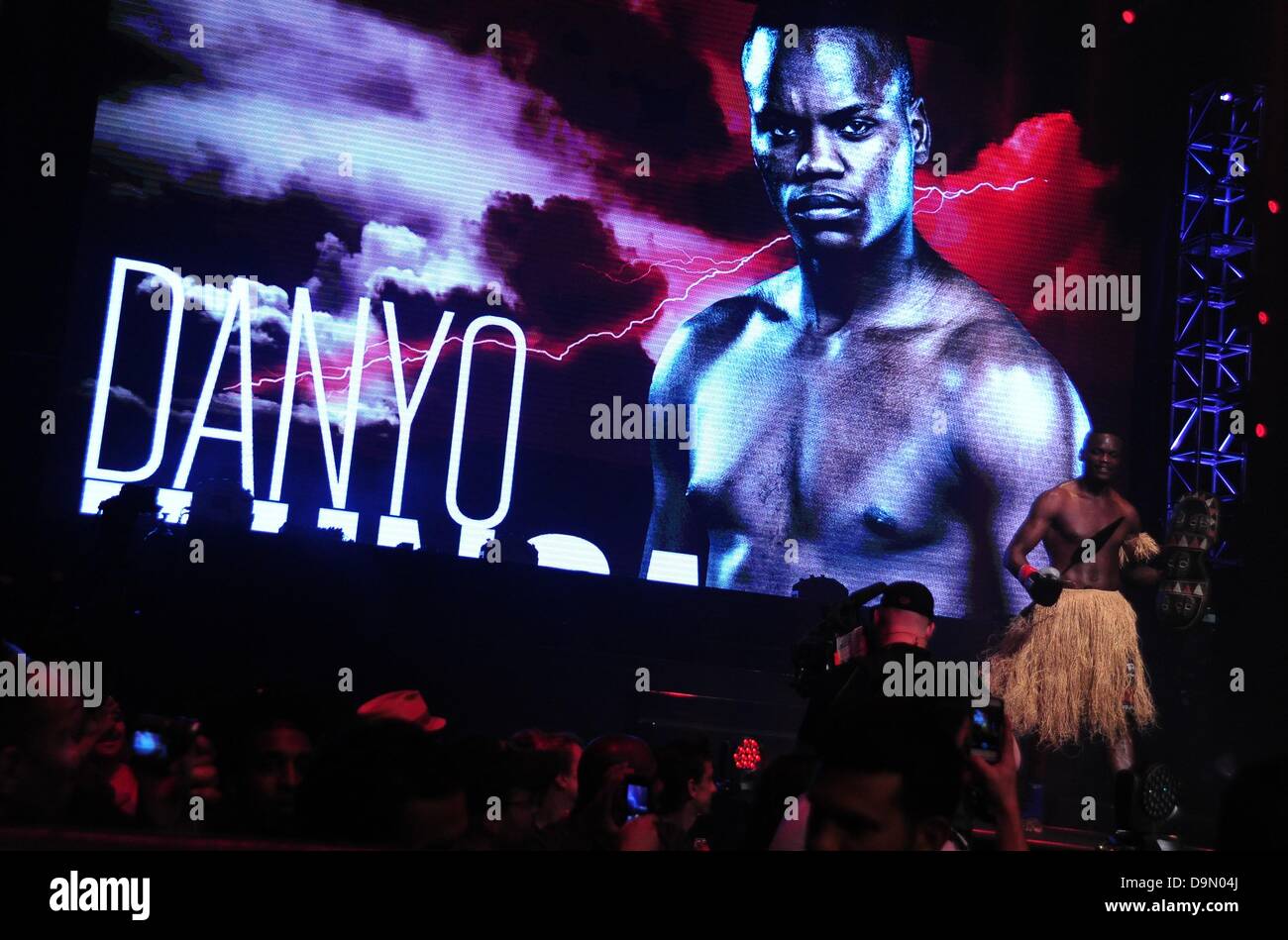 New York, US. 22 June 2013. Danyo Ilunga in attendance for Glory 9 NYC