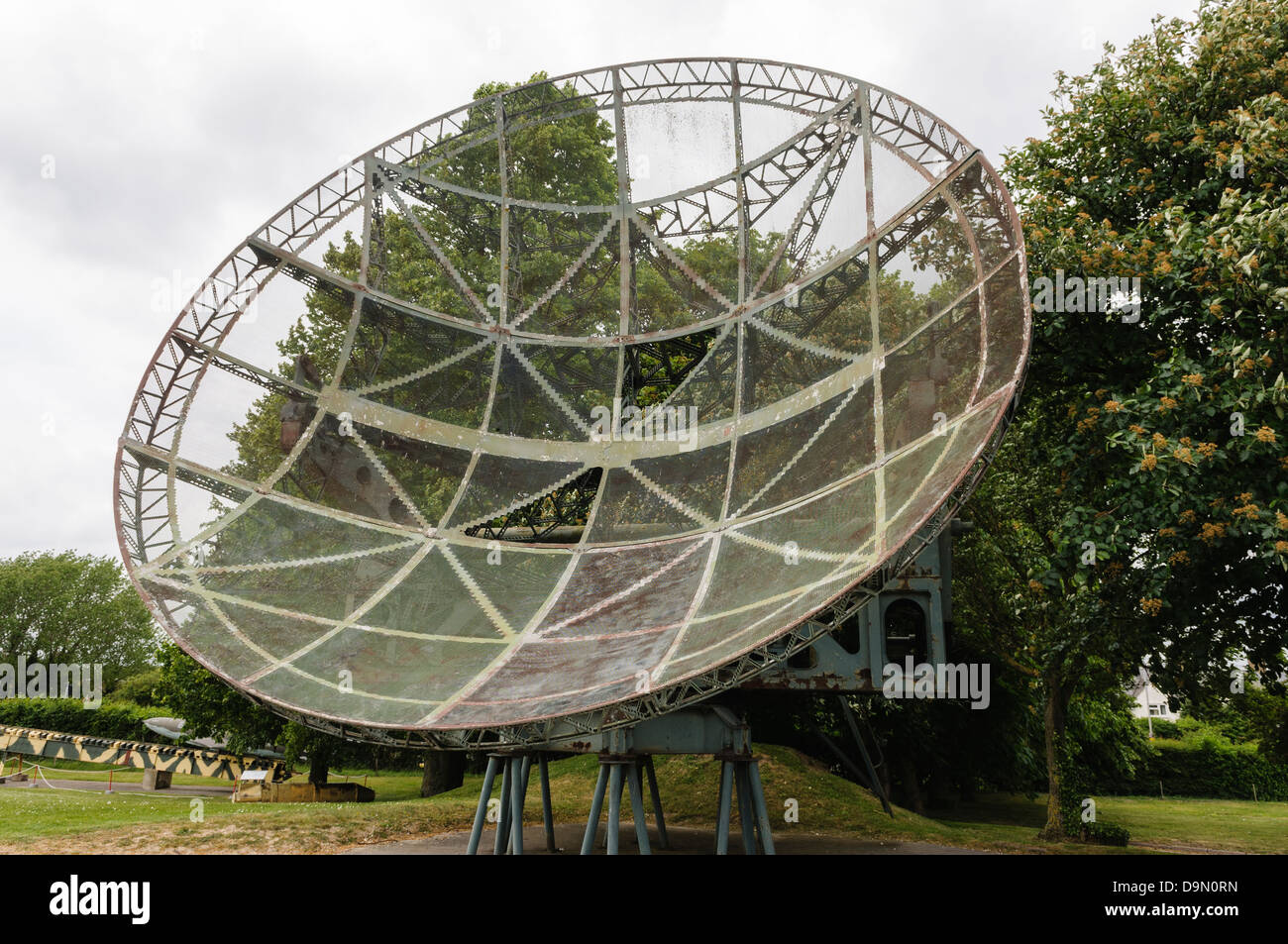 Giant Wurzberg radar, ground controlled interception radar used by German air defences from 1941-1945 at Duxford Museum Stock Photo