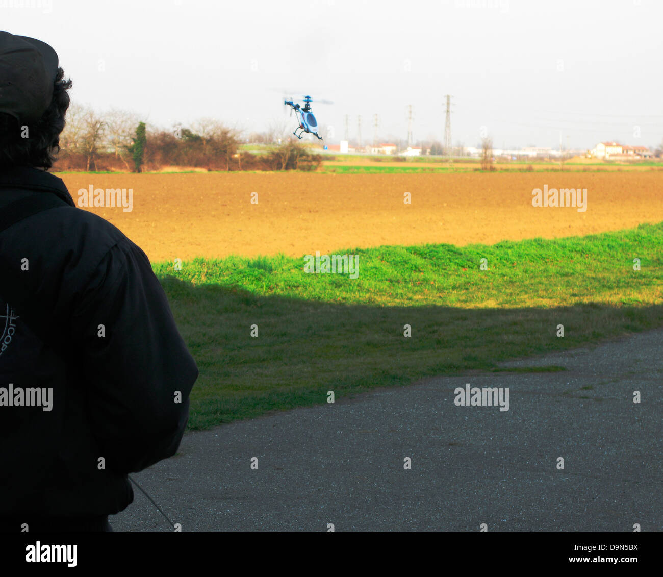 model airplanes,flying field Stock Photo Alamy