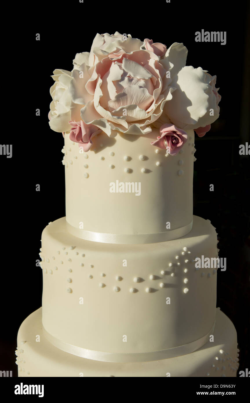 cake icing flowers Stock Photo Alamy