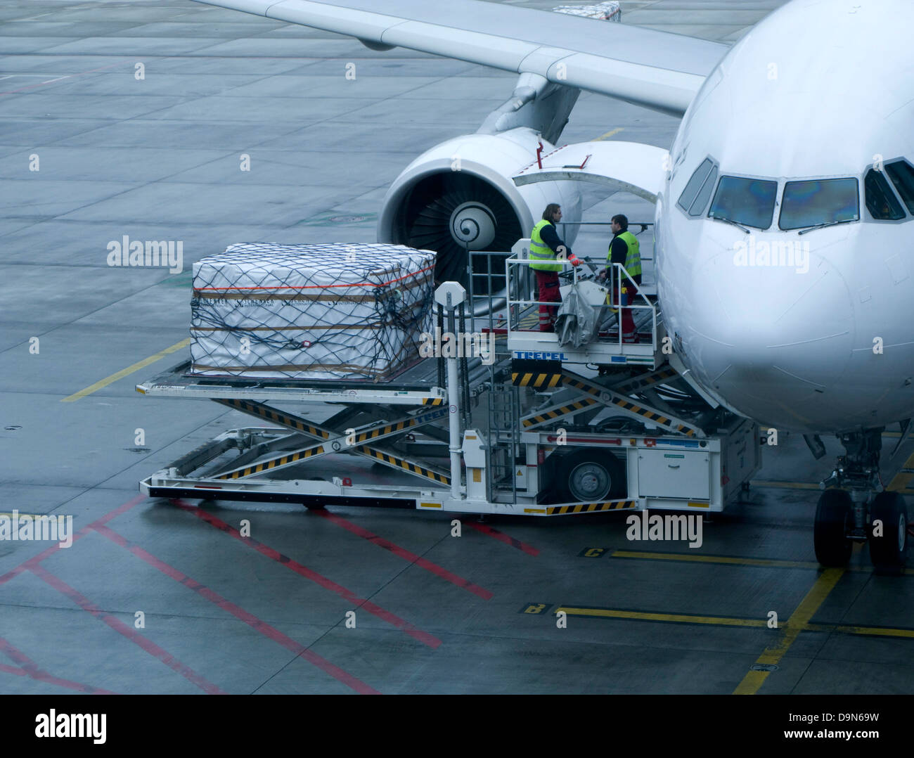 cargo freight,zurich airport,switzerland,europe Stock Photo Alamy
