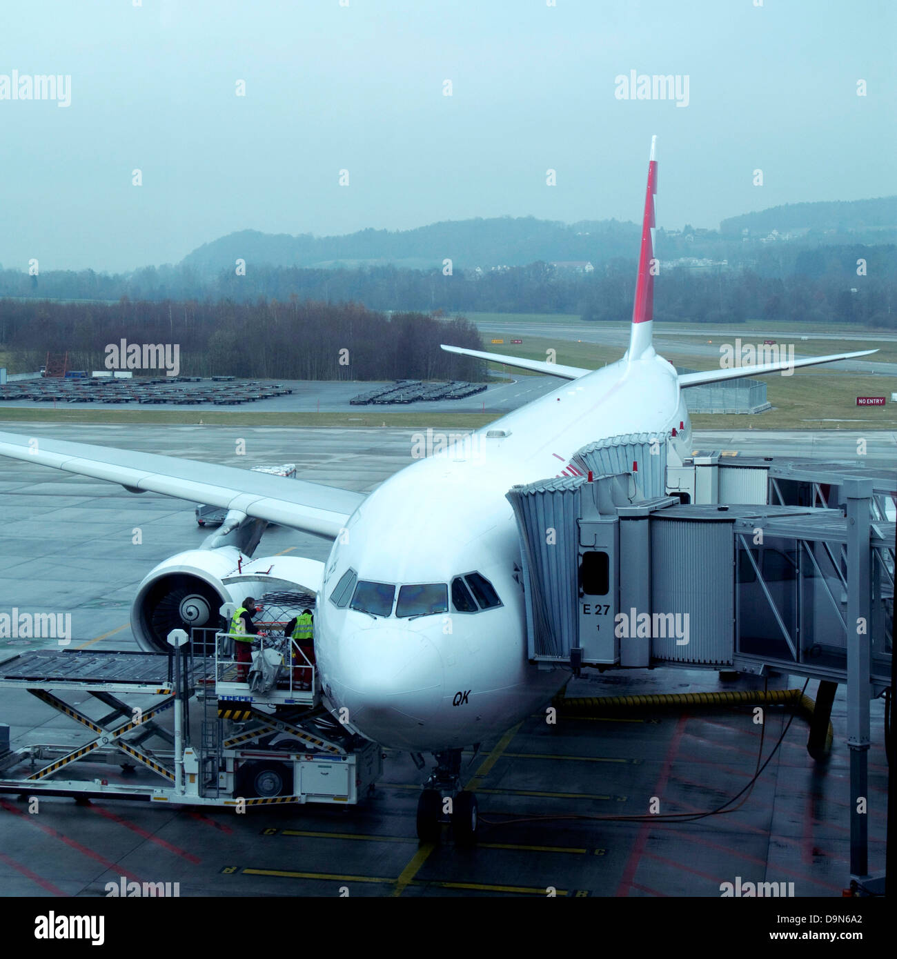 cargo freight,zurich airport,switzerland,europe Stock Photo Alamy