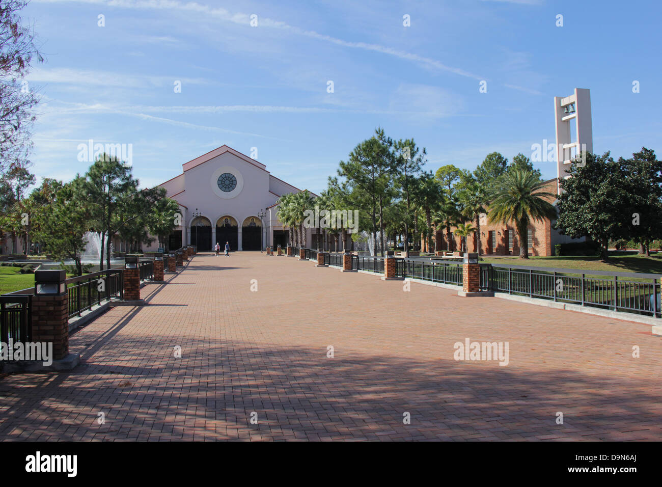 View of the Basilica of the National Shrine of Mary, Queen of the Universe, Orlando, Florida