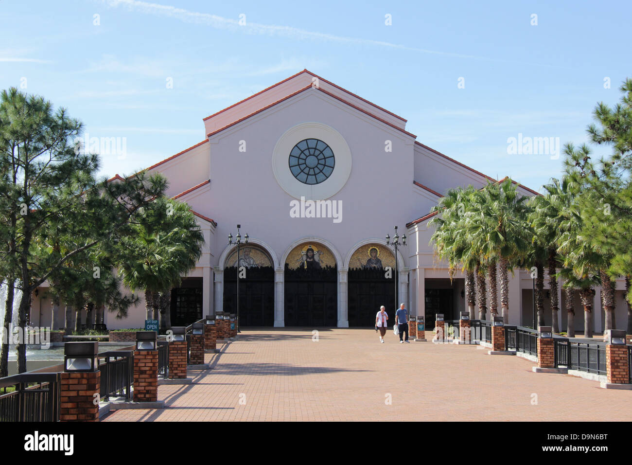 View of the Basilica of the National Shrine of Mary, Queen of the Universe, Orlando, Florida