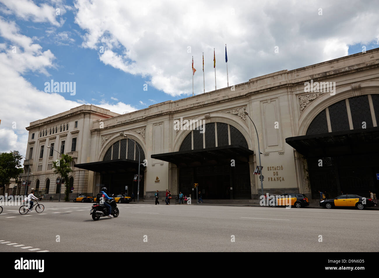 estacio de franca train station barcelona catalonia spain Stock Photo