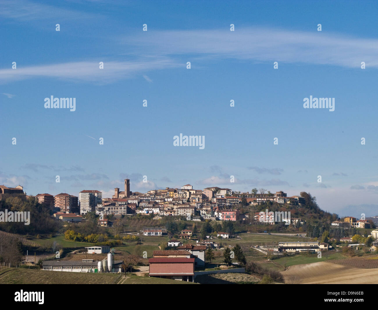 moncalvo,piemonte,italia Stock Photo