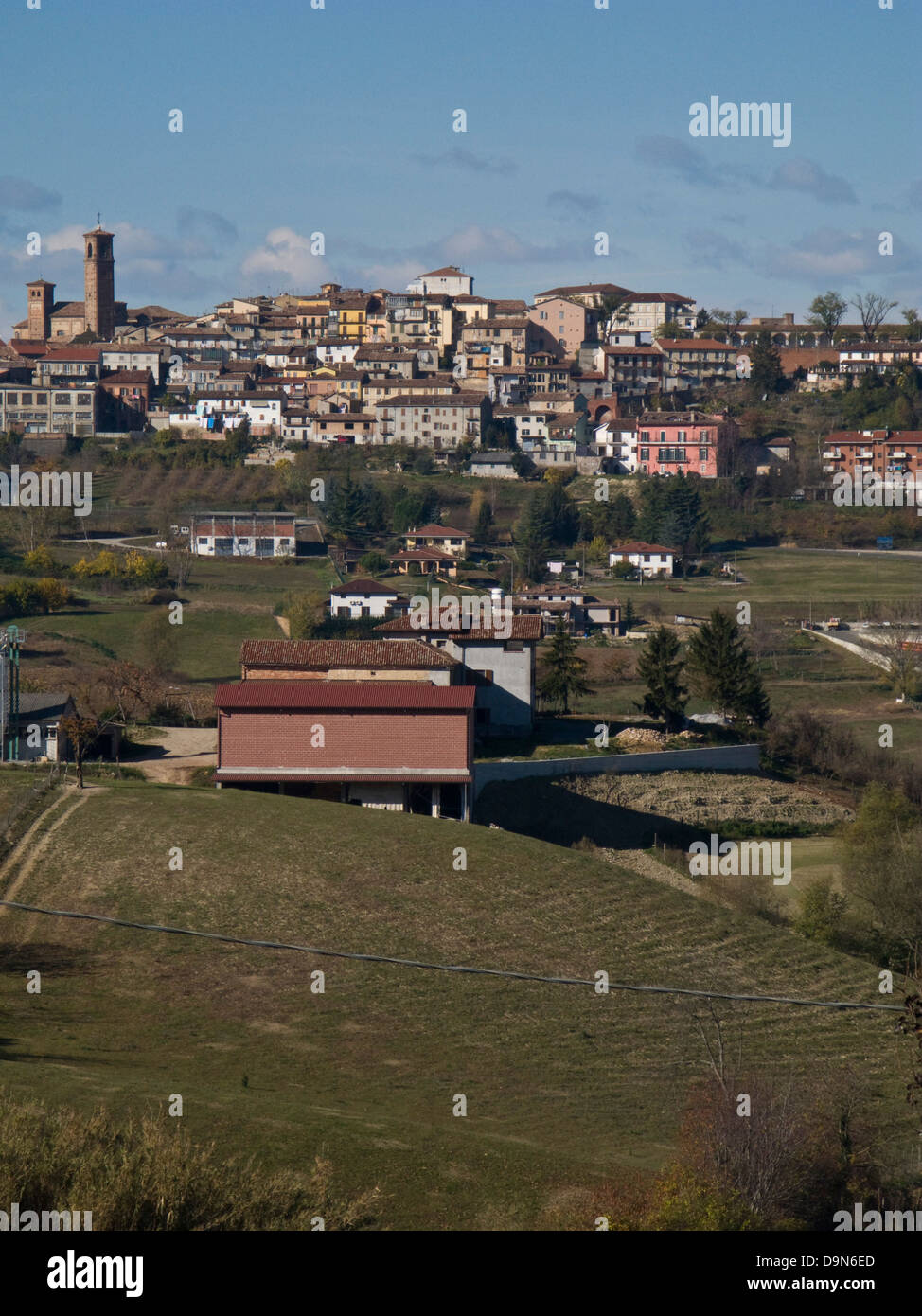 moncalvo,piemonte,italy Stock Photo