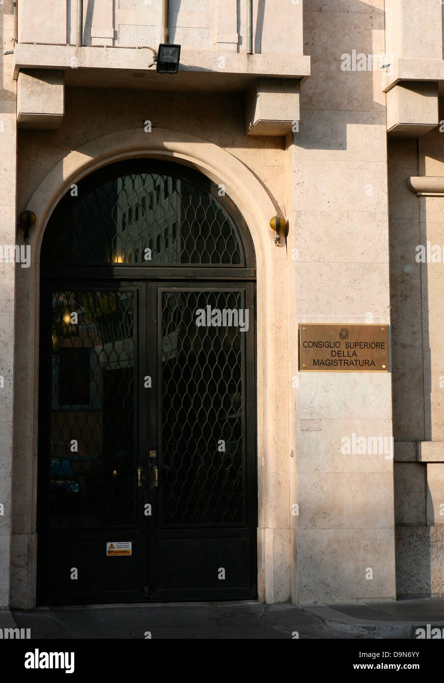Italy,Rome,the seat of the High Council of the Judiciary,csm Stock Photo