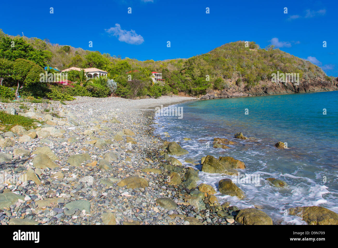 Klein Bay part of Rendezvous Bay on the Caribbean Island of St John in the US Virgin Islands Stock Photo