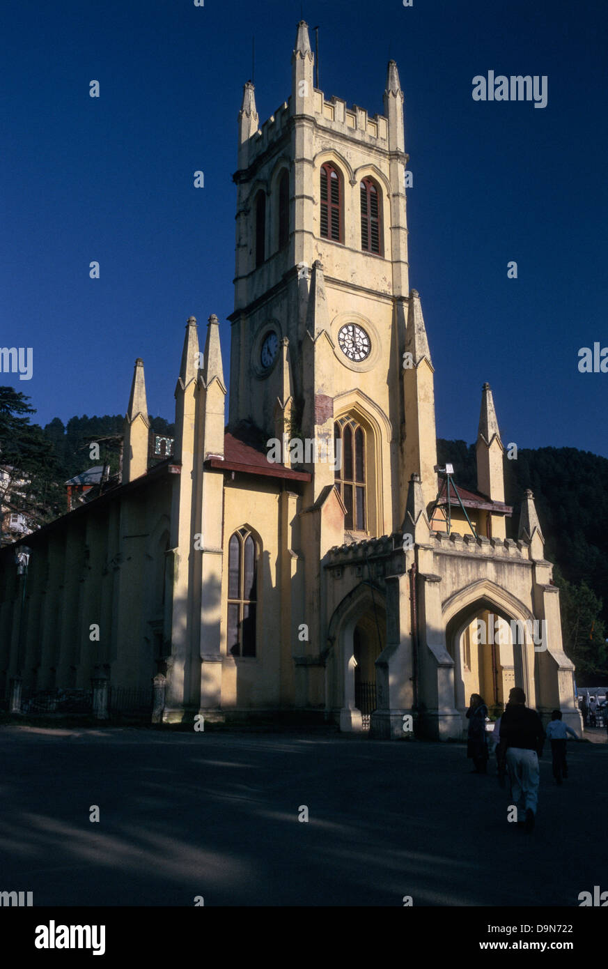 Shimla Ridge Church India, Himachal Pradesh, Shimla, Ridge, Christ Church (1857 Stock Photo ...