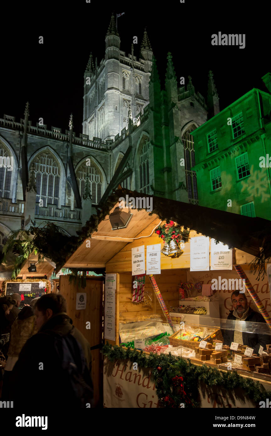 UK, England, Bath, Abbey Christmas market Stock Photo Alamy
