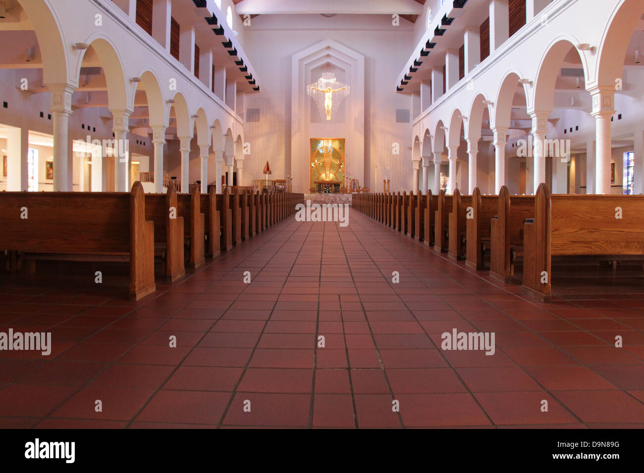 View of the Basilica of the National Shrine of Mary, Queen of the