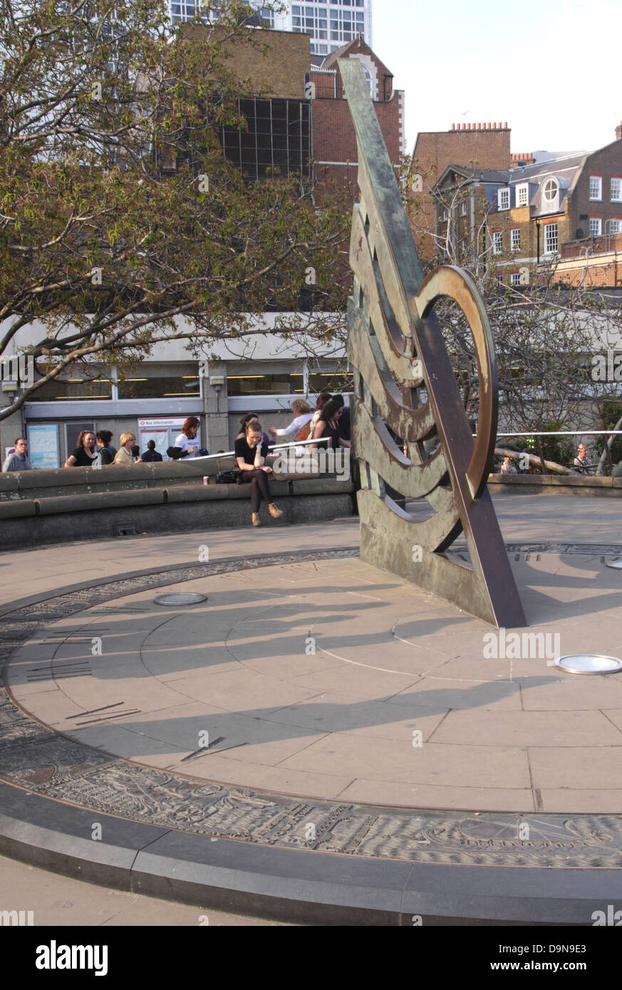 Sundial near Tower Hill tube station London Stock Photo Alamy