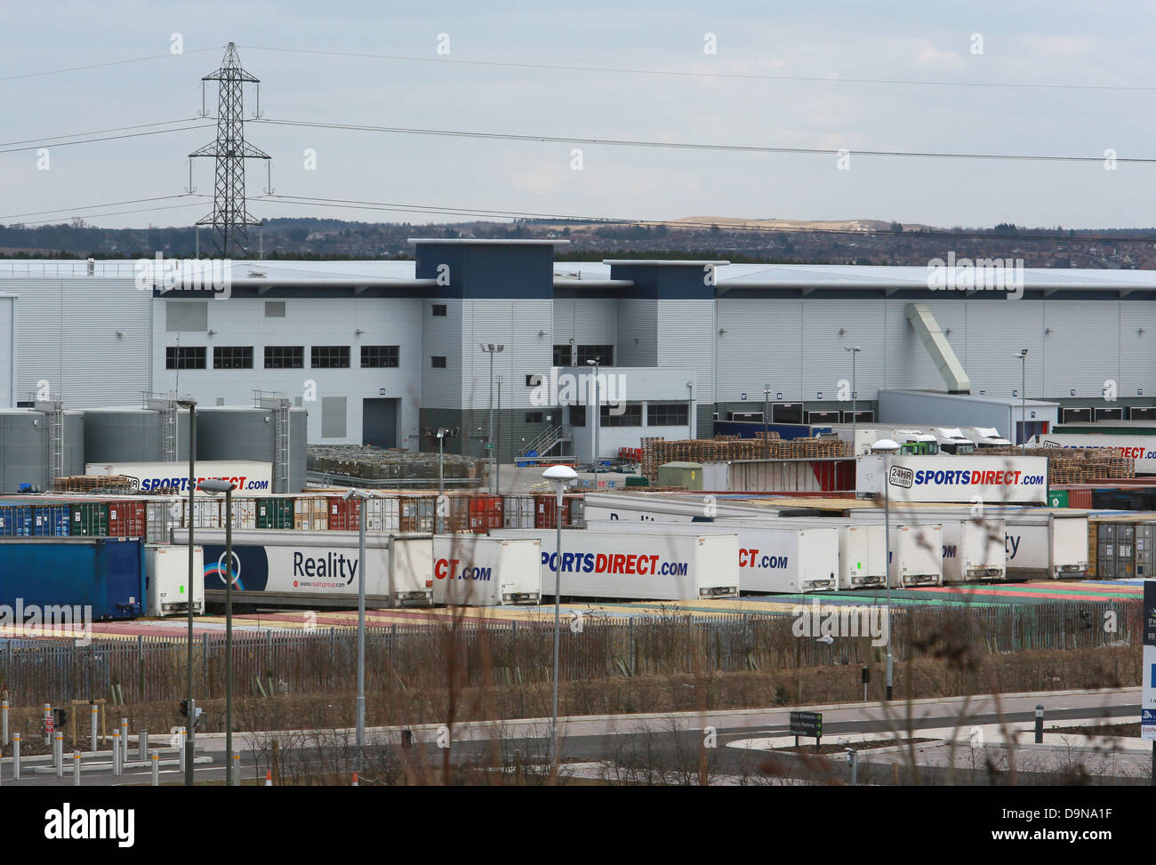 Sports Direct factory in Shirebrook, England Stock Photo Alamy