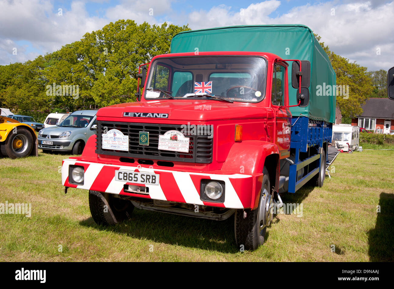 Leyland Landmaster 12-15, in the livery of Leyland Vehicles Overseas Operations,at Heskin Hall Steam and Vintage Vehicle Rally Stock Photo