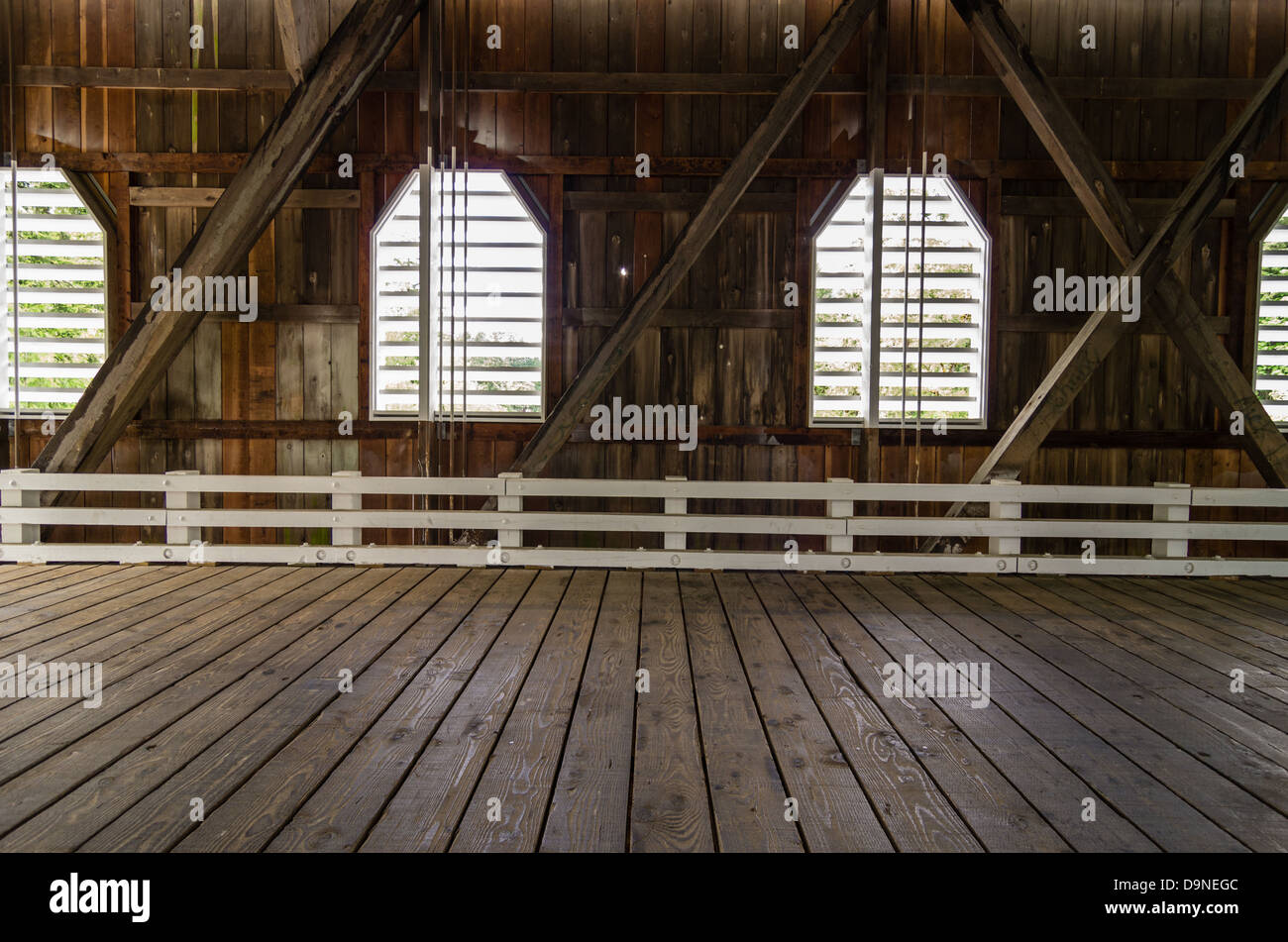 Dorena Oregon United States. Dorena covered bridge crossing the Row