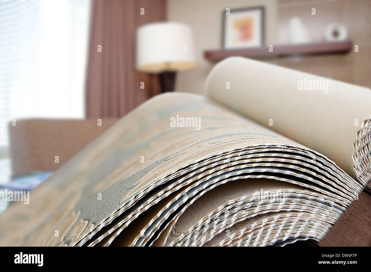 Interior Design Book Stock Photo