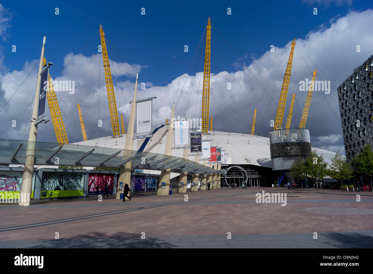 UK, England, London, O2 Arena Greenwich Stock Photo