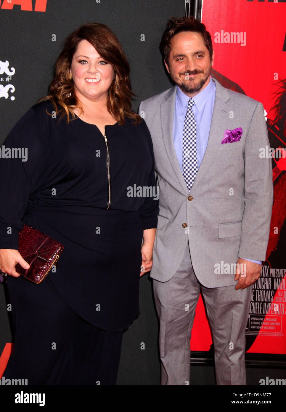 New York, U.S. June 23, 2013. Actress MELISSA MCCARTHY and her Stock Photo  - Alamy