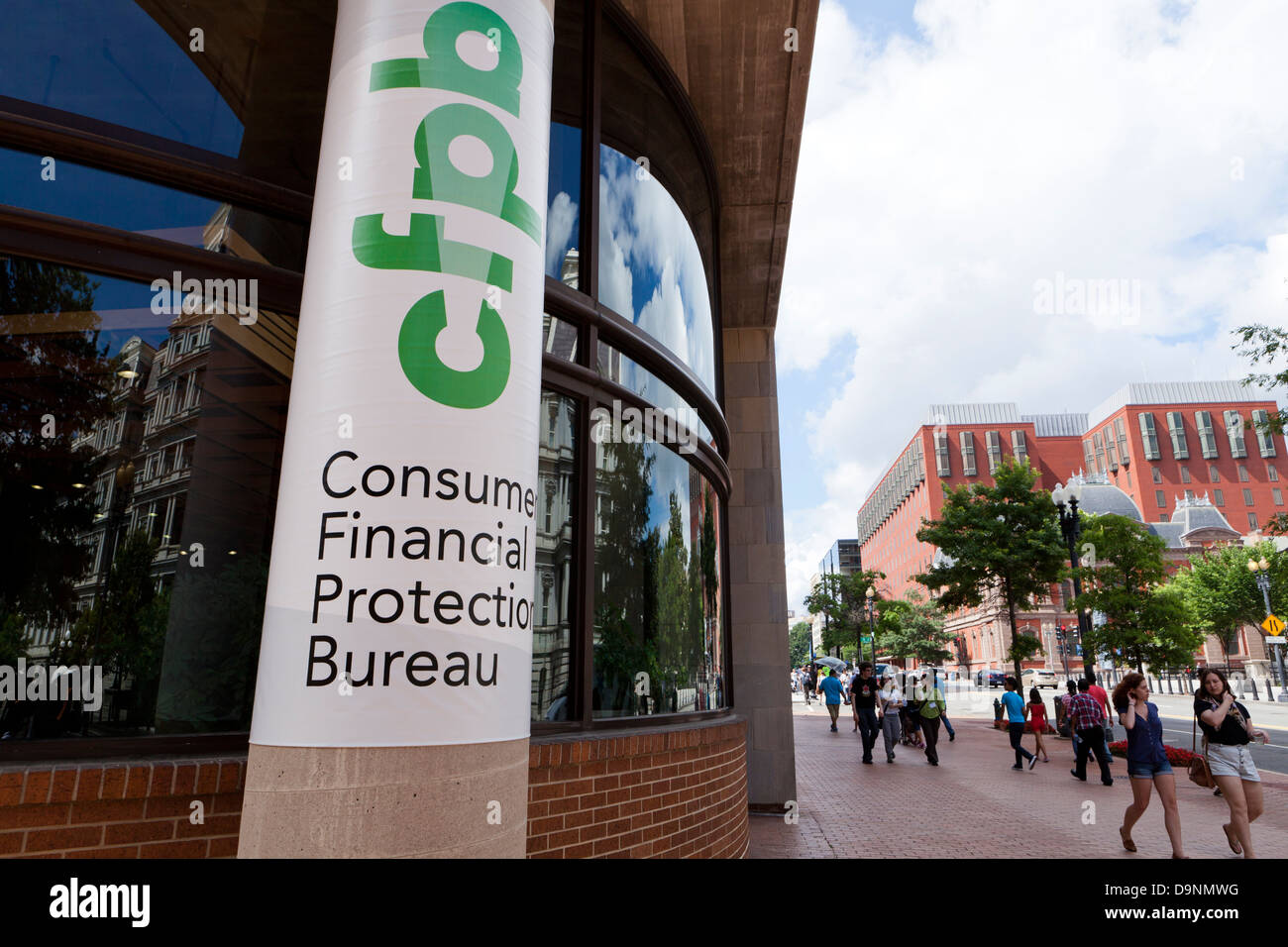 Consumer Financial Protection Bureau headquarters building, Washington DC Stock Photo