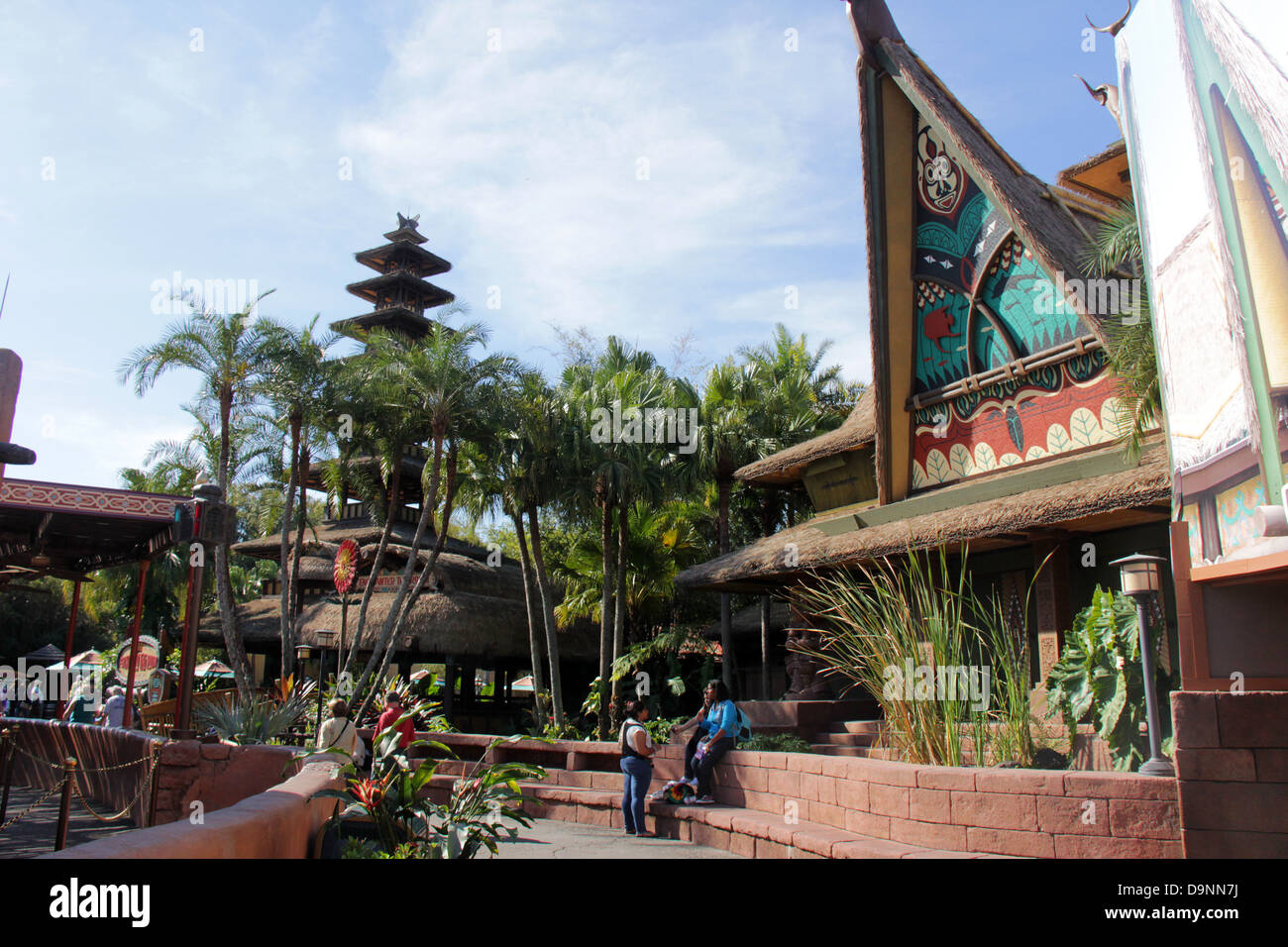 Adventureland area of Walt Disney World, Lake Buena Vista, Florida. Stock Photo