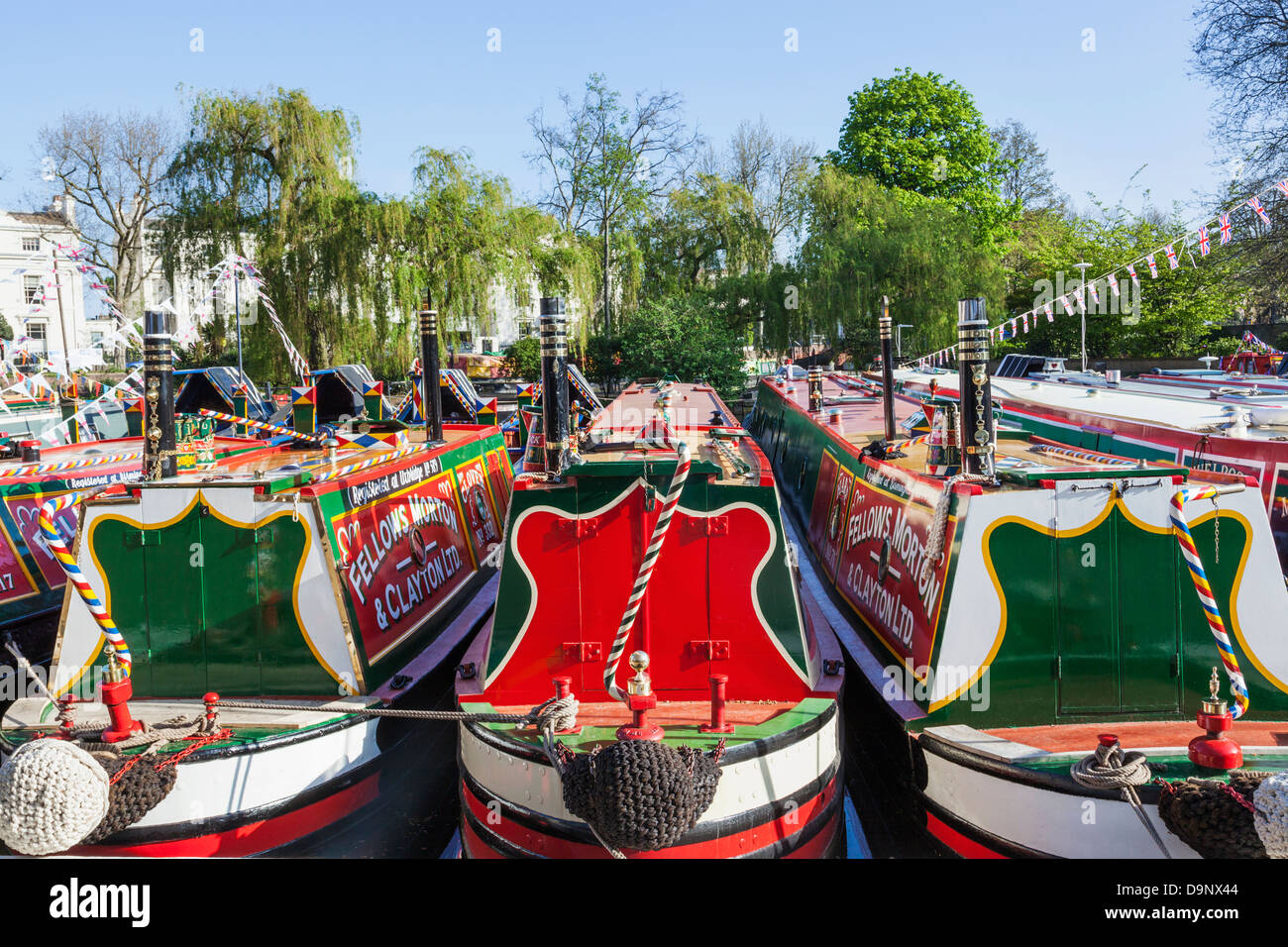 England, London, Maida Vale, Little Venice, Annual Canal Boat Cavalcade