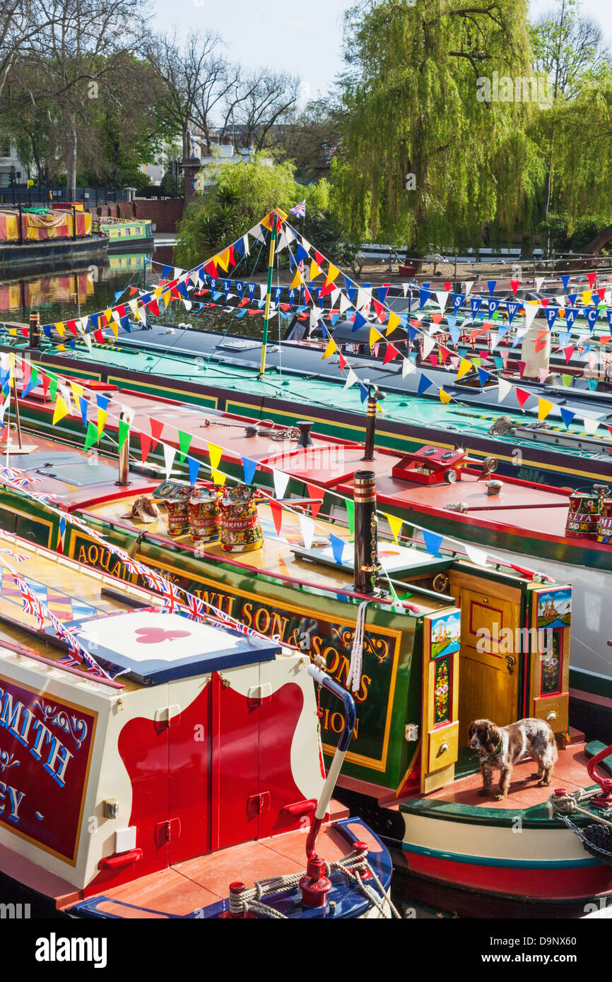 England, London, Maida Vale, Little Venice, Annual Canal Boat Cavalcade