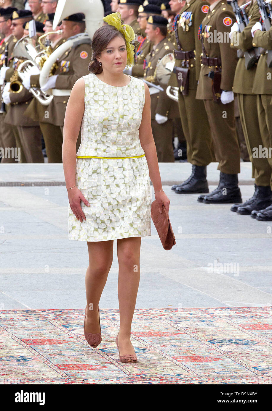 Luxembourg, 23 June 2013. Princess Alexandra of Luxembourg attends the mass  at the National Day in