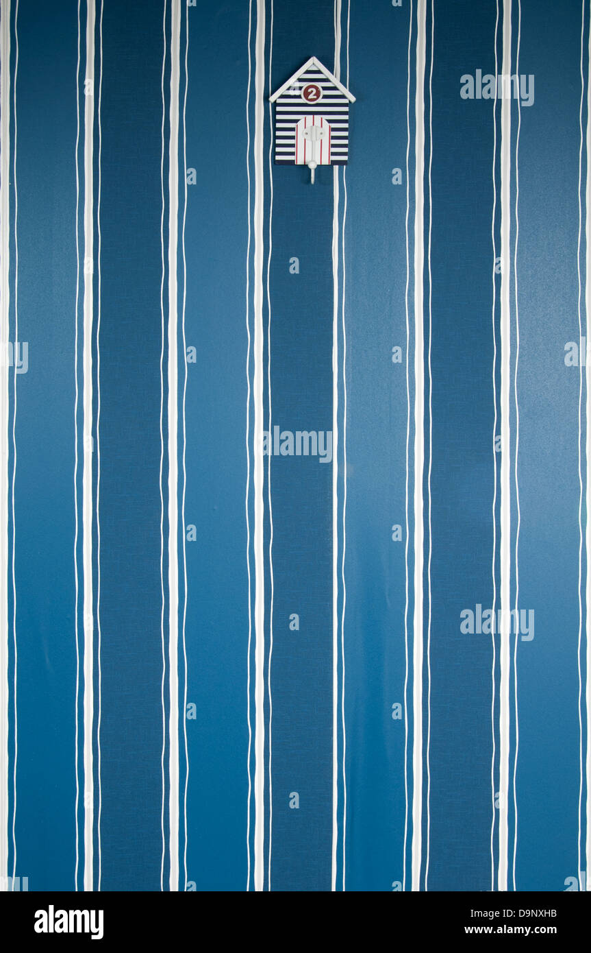Background of striped wallpaper, blue and white stripes Stock Photo Alamy