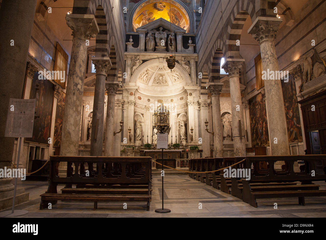 Chapel inside Cathedral Church; Pisa; Italy Stock Photo