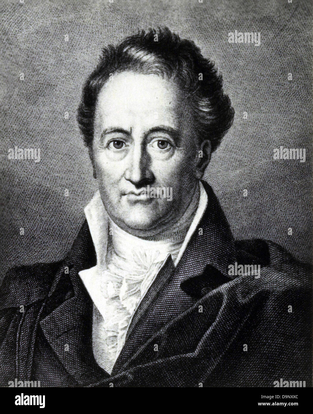 Johann Wolfgang GOETHE 1749 - 1832 German Poet Stock Photo