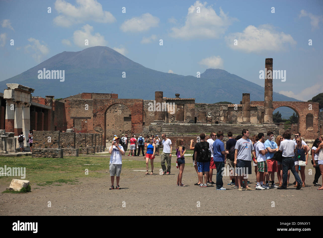 At the Forum, Pompeii, Campania, Italy Stock Photo