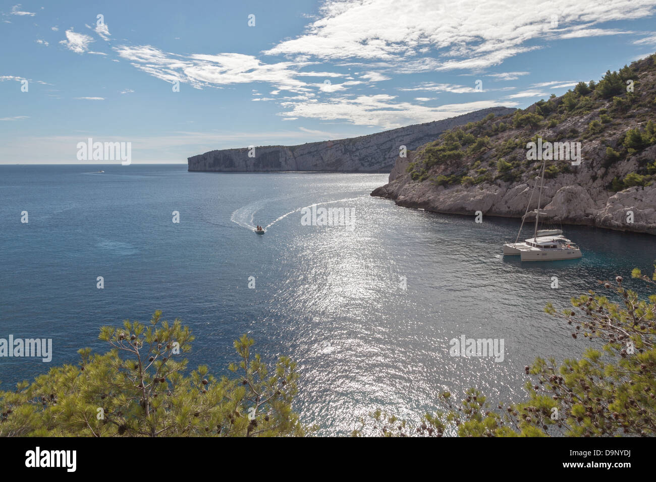 Calanque de Sugiton between Marseille and Cassis, Provence, France Stock Photo