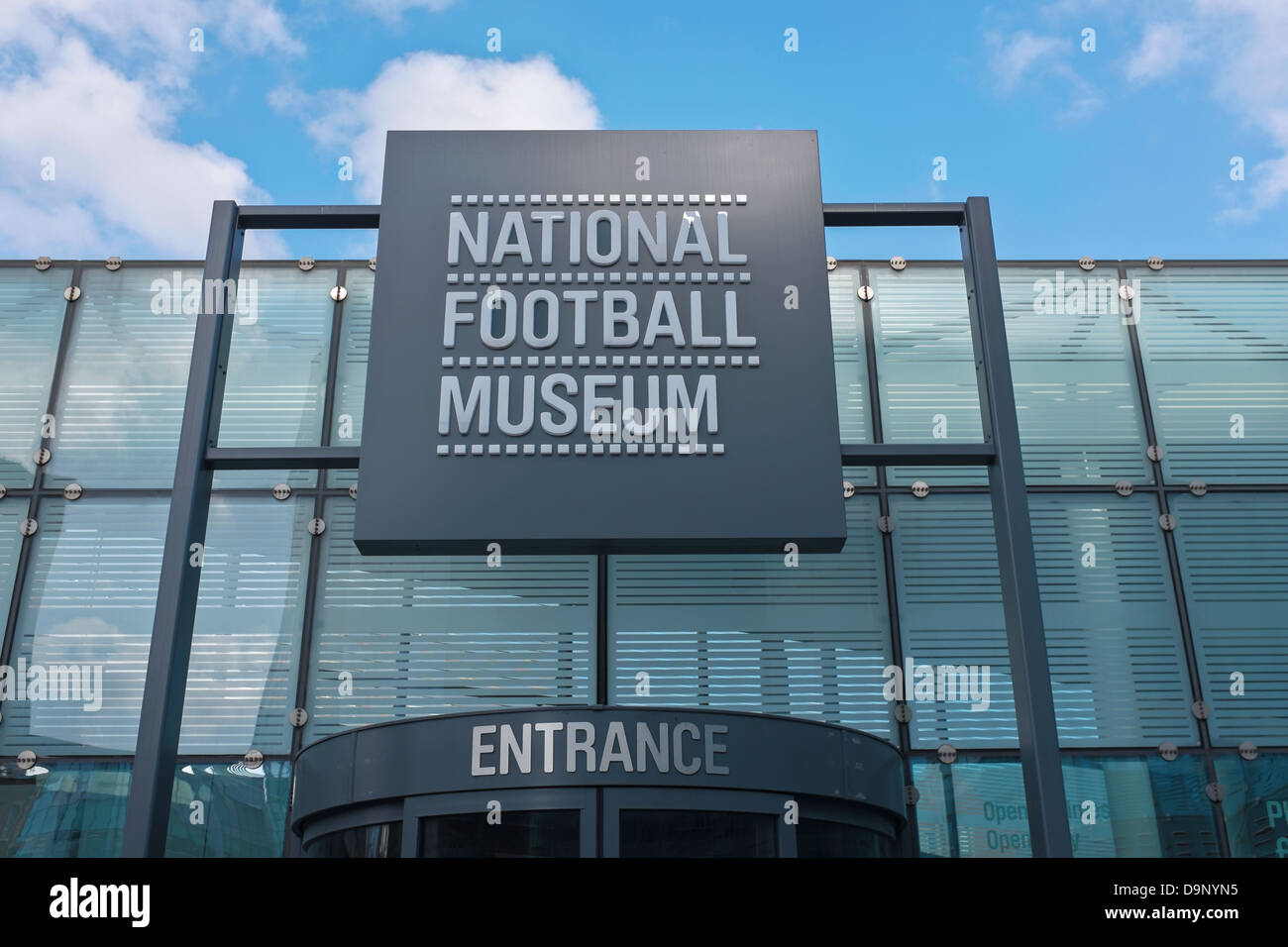 National Football Museum at Urbis in Manchester city centre, UK Stock Photo