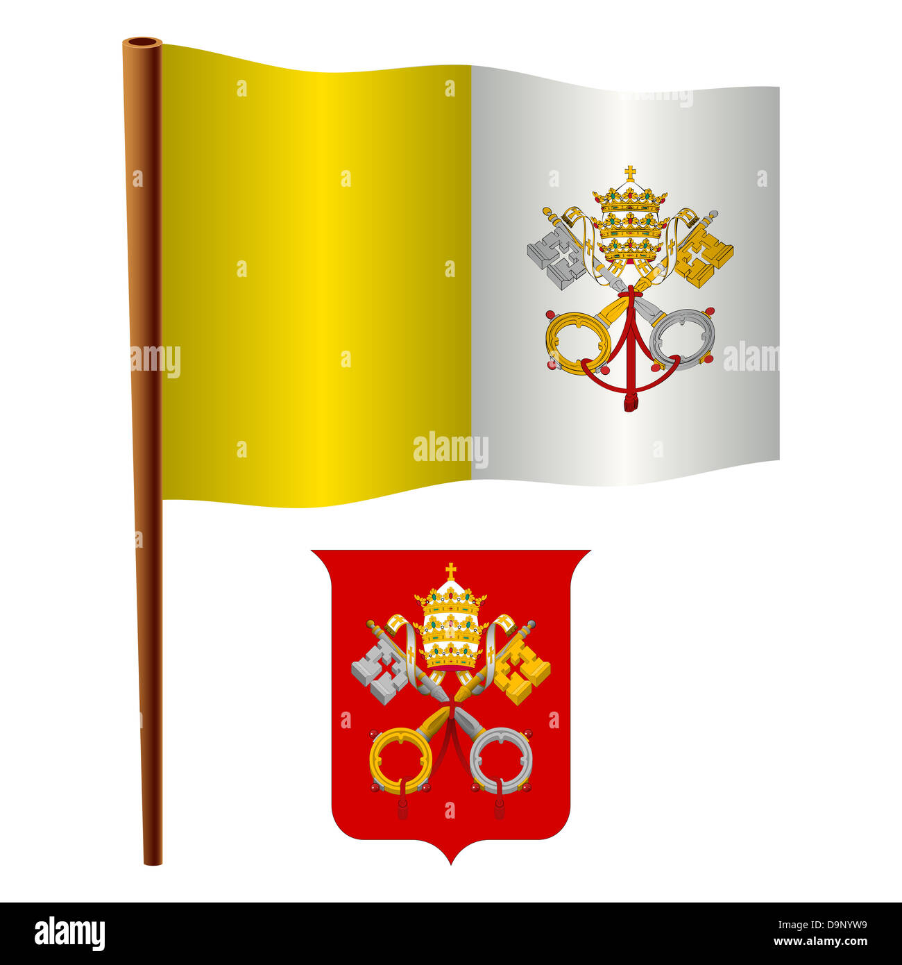 Vatican coat of arms hi-res stock photography and images - Alamy