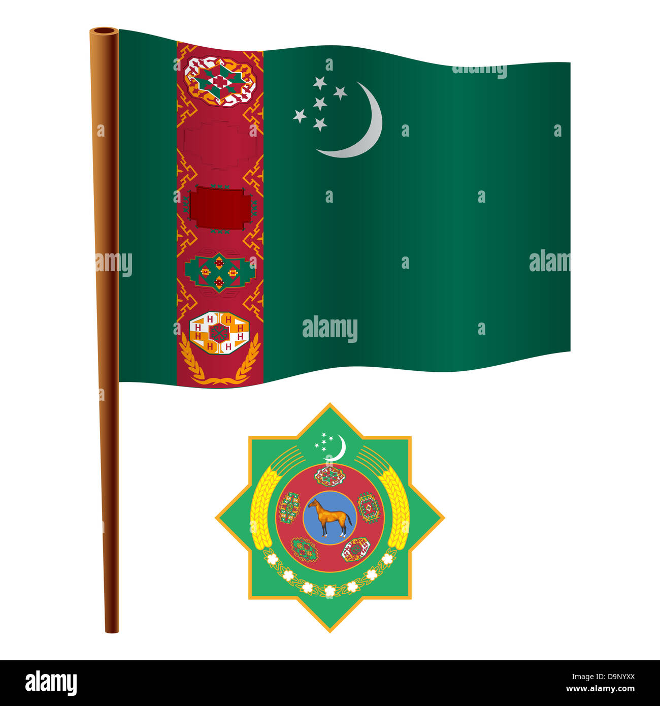 Turkmenistan emblem hi-res stock photography and images - Alamy Turkmenistan emblem hi-res stock photography and images - Alamy