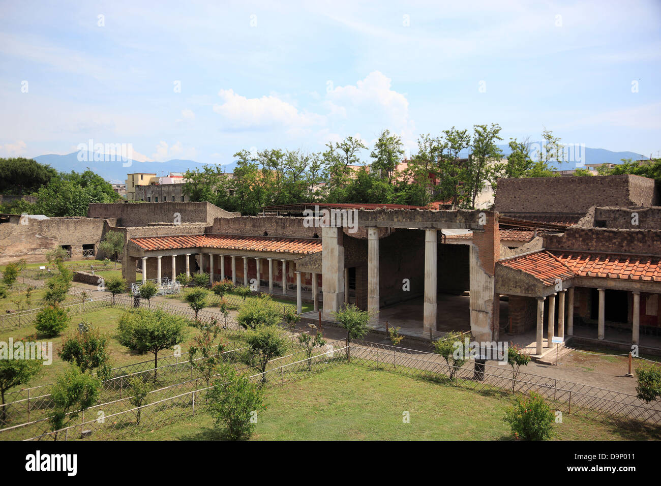 Villa of Poppea, Historic City Oplontis, Torre Annunziata, Campania, Italy Stock Photo