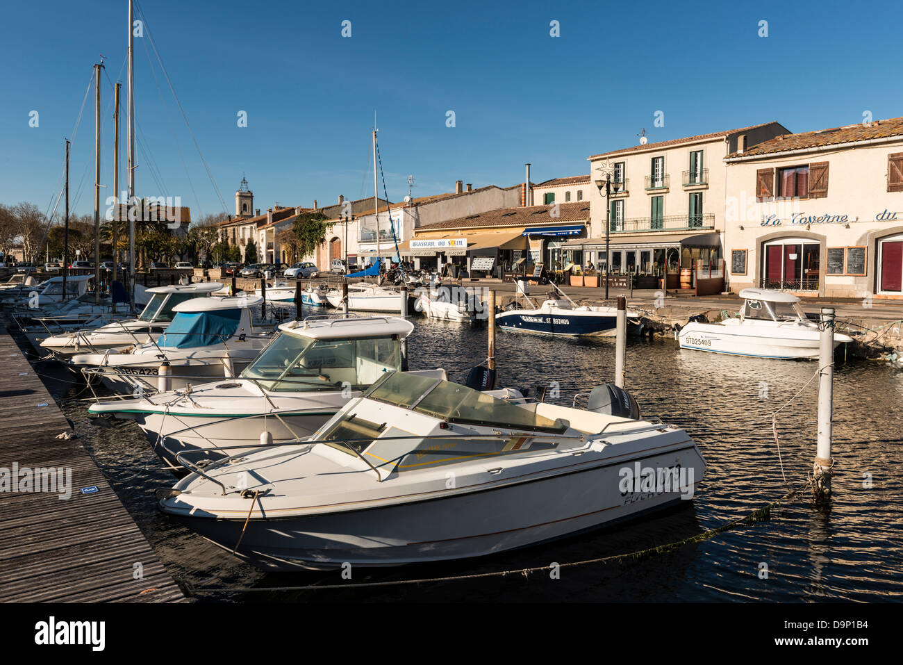 Marseillan Harbour, Hérault, Languedoc-Roussillon, France Stock Photo