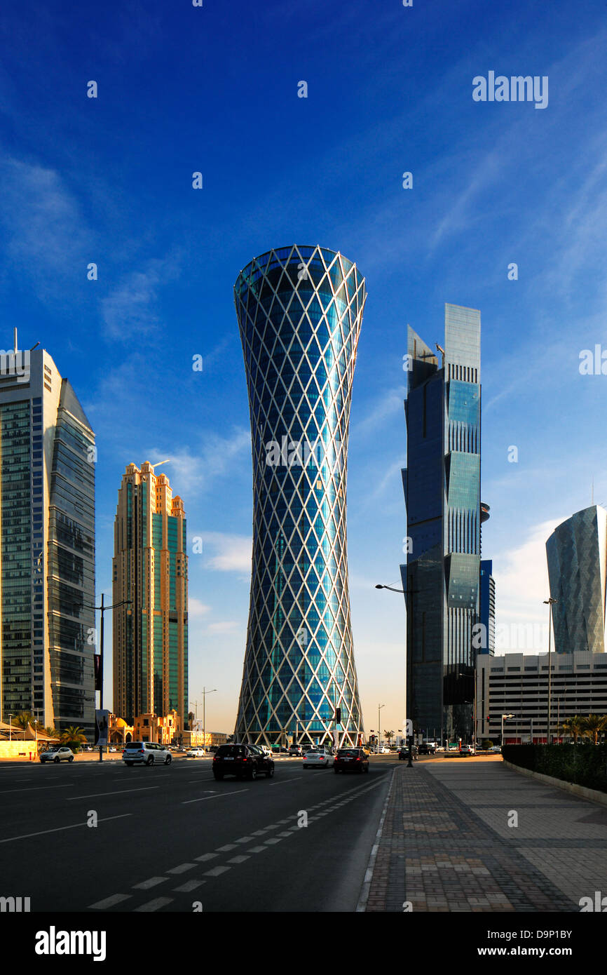 Tornado tower in doha hi-res stock photography and images - Alamy